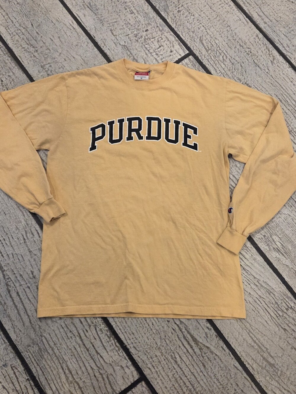 Champion Purdue Long Sleeve Tee - Yellow